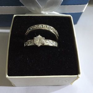 New wedding Ring set 925 silver